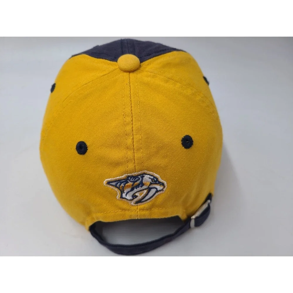 Youth Nashville Predators Strapback Adjustable Hat Cap Boy Girl NHL‎ Blue Yellow